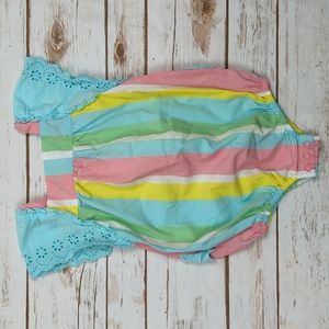 Matilda Jane Striped Bubble Romper 6-12M
